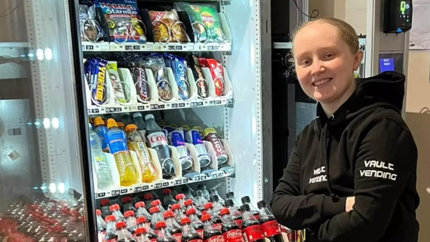 Woman who quit job and bought £700 vending machine makes incredible amount per month