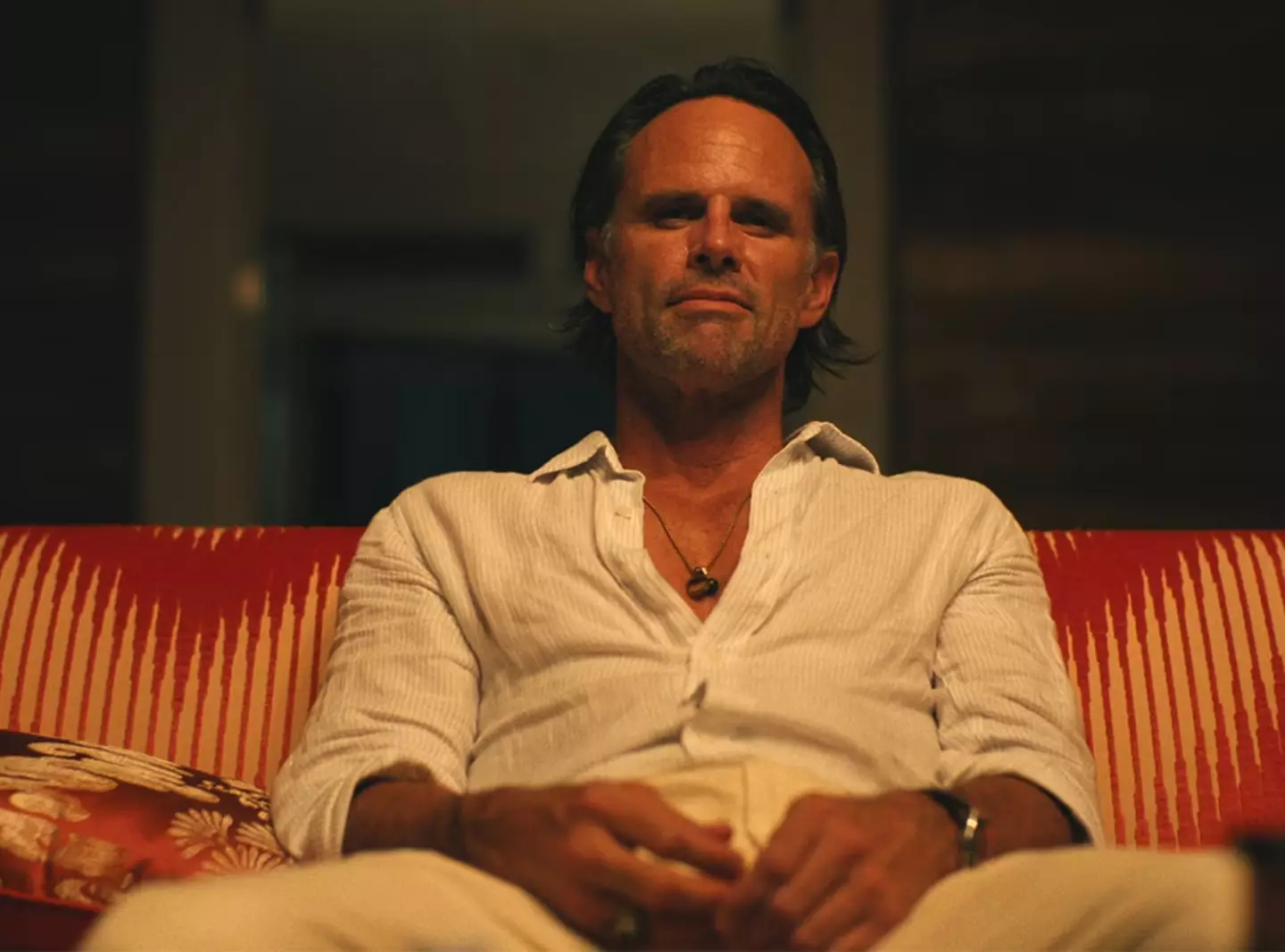 The White Lotus star plays Rick Hatchett on the HBO show (HBO)