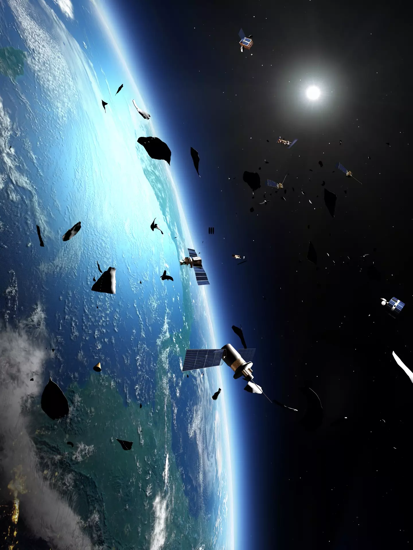 Space junk could end humanity as we know it (Getty Stock Images)