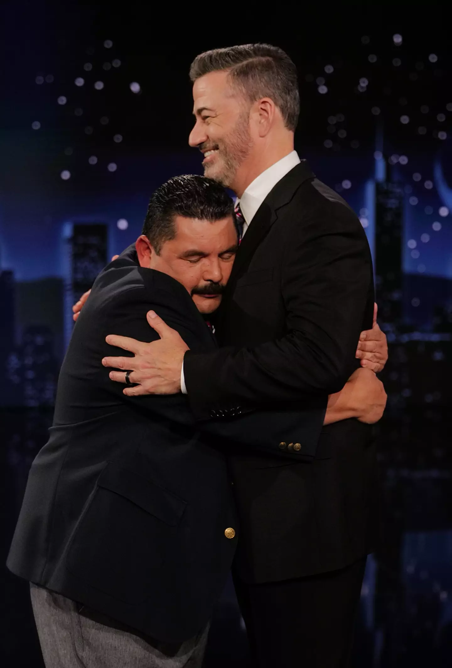 Kimmel was clearly happy to be back (Randy Holmes/Disney via Getty Images)