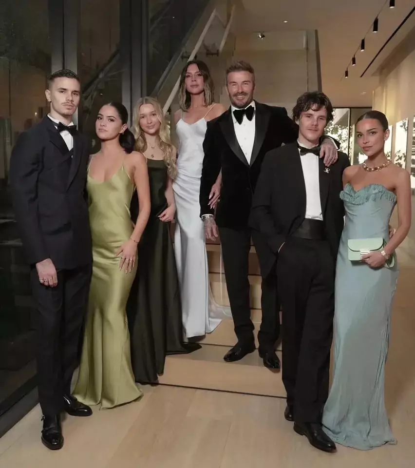 The eldest Beckham and his wife didn't celebrate David's 50th birthday (Instagram/victoriabeckham)