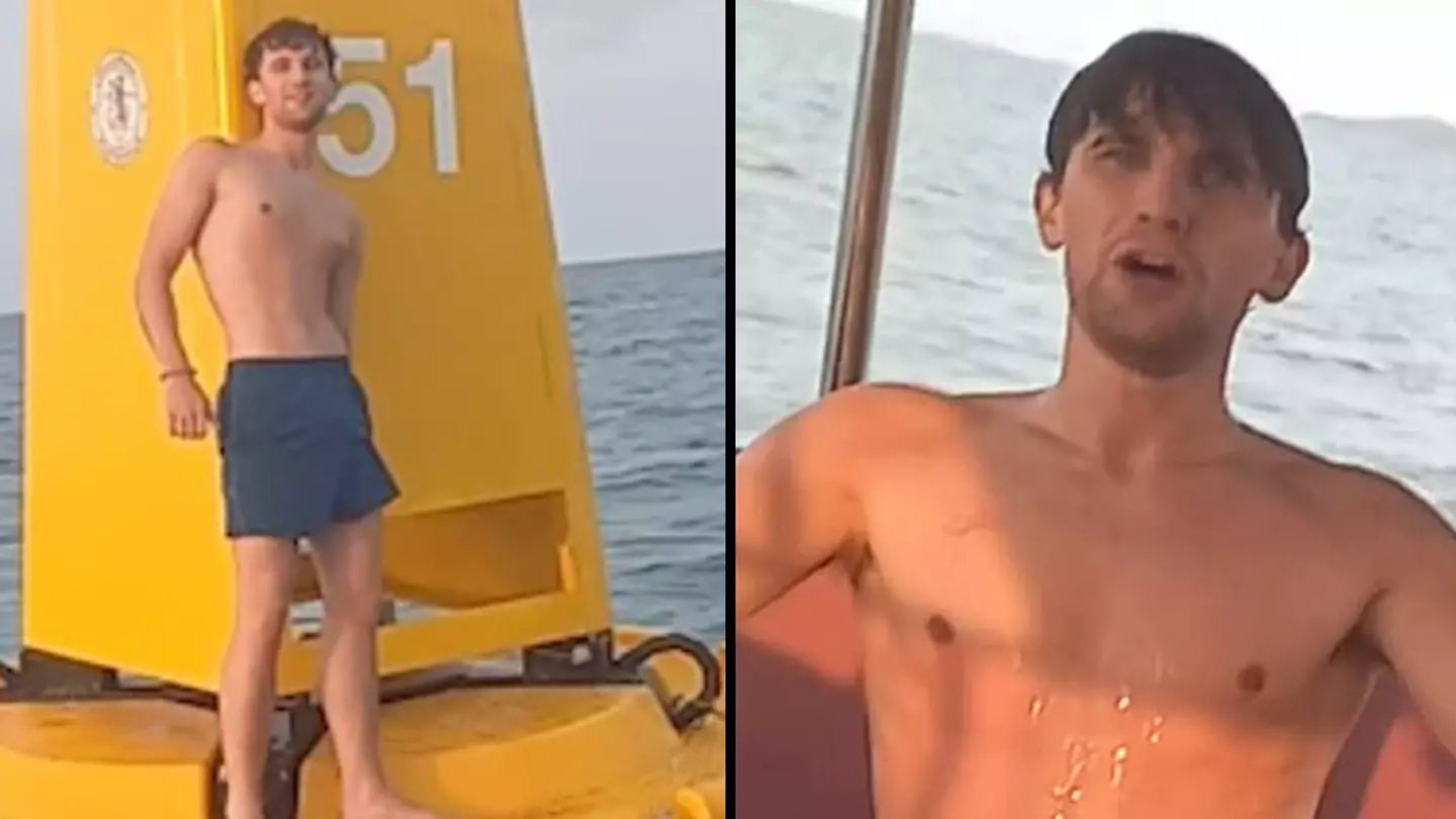 British tourist clings to buoy in middle of Thai sea after 'going for a morning swim'