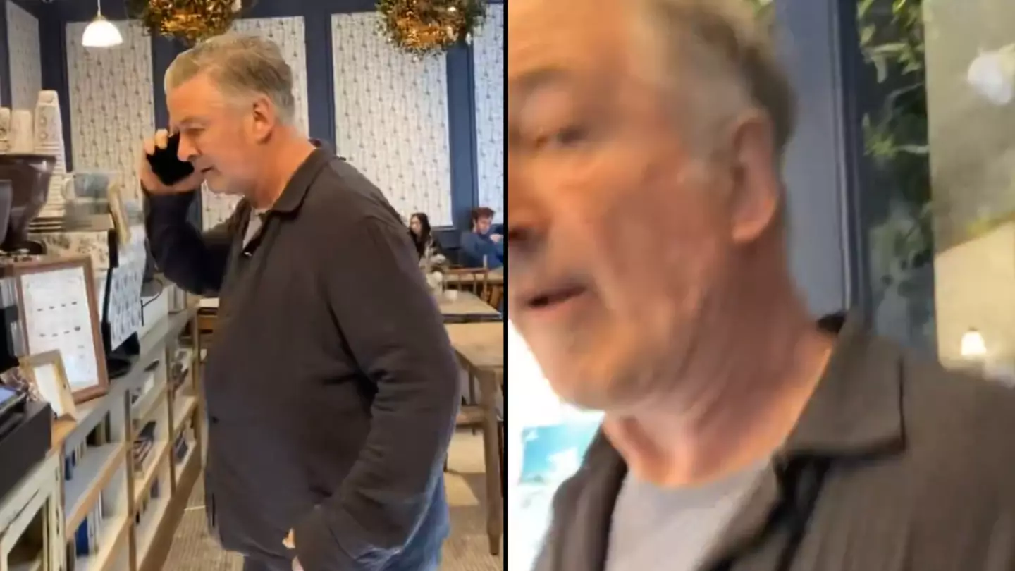 Alec Baldwin slaps phone out of woman's hand after she asked why he ‘killed that lady’
