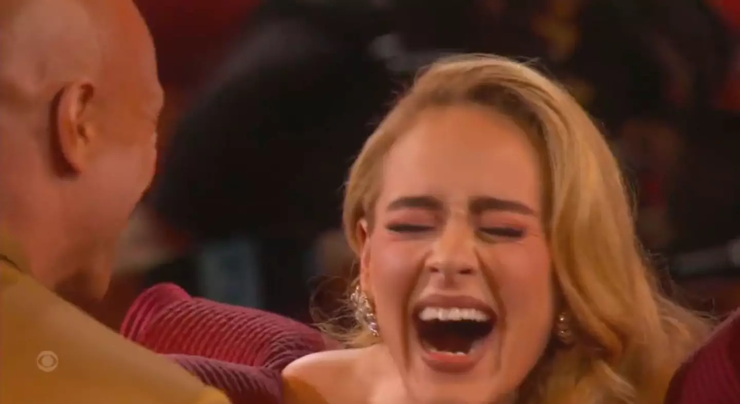 Adele was very happy.