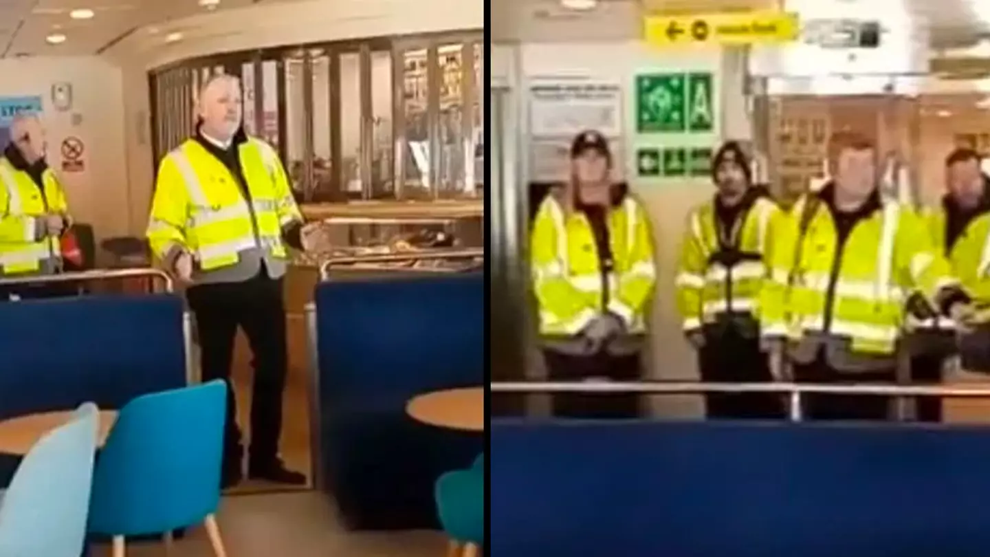 Brutal Moment Security Tell P&O Crew They Have To Get Off Ferry