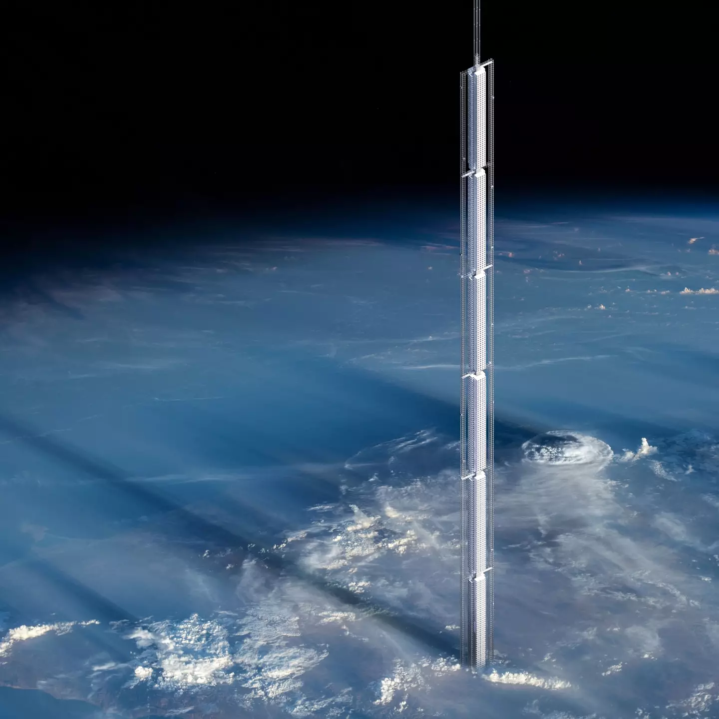 It would be accessible via drone. (Clouds Architecture Office)