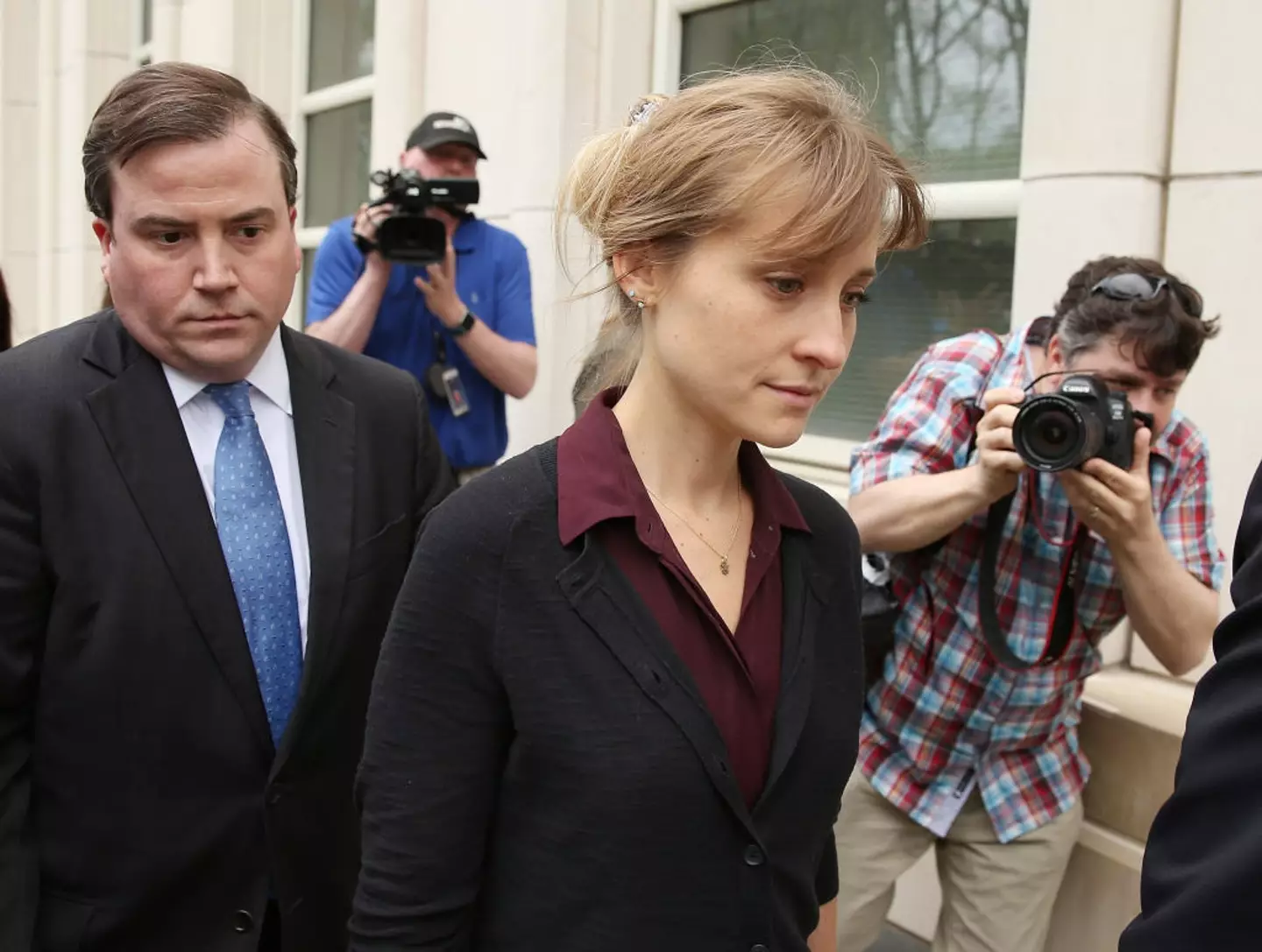 Allison Mack, who was convicted for her role in the cult, has spoken out in a new podcast (Jemal Countess/Getty Images)
