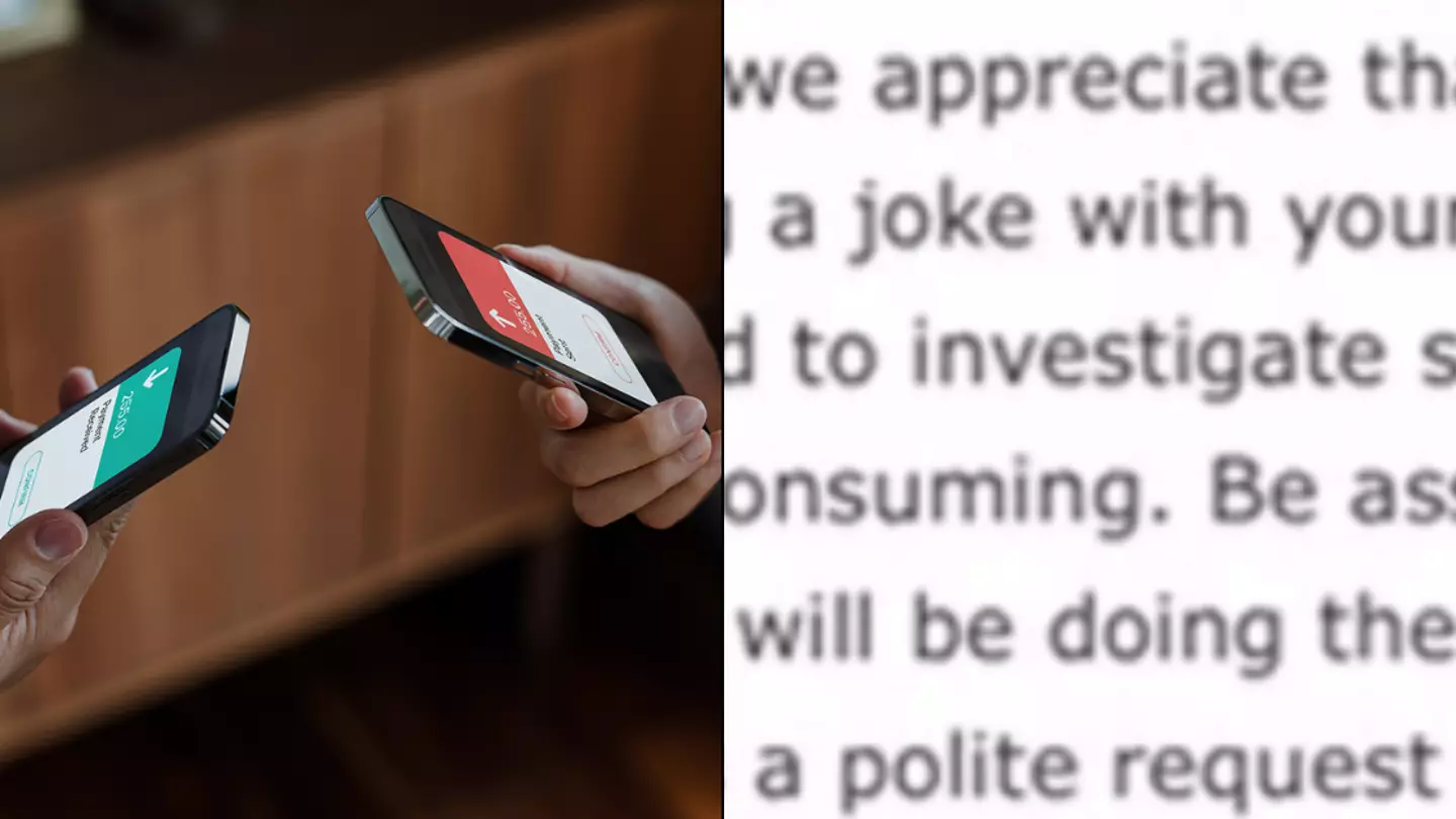 Man told off by bank for his payment reference names when transferring money to friends