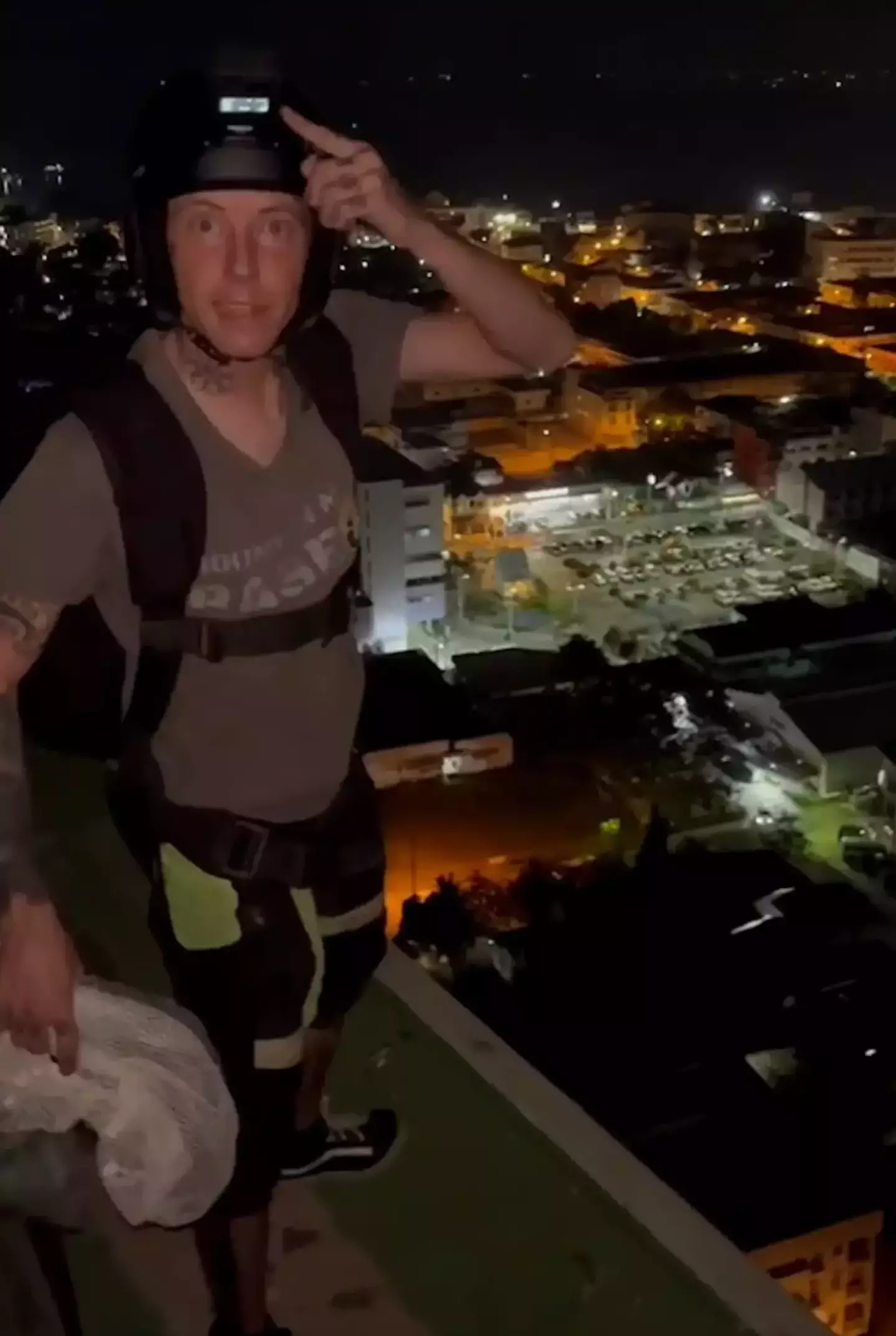 Nathy Odinson tragically filmed his final moments before jumping off the high-rise.