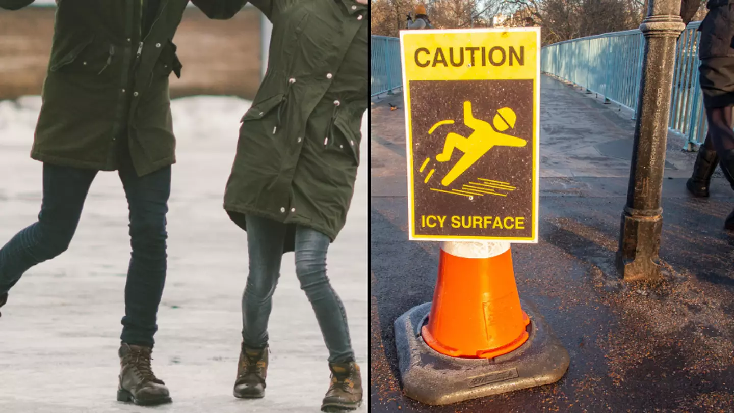Londoners risk a £500 fine if you skid or slide on ice and snow