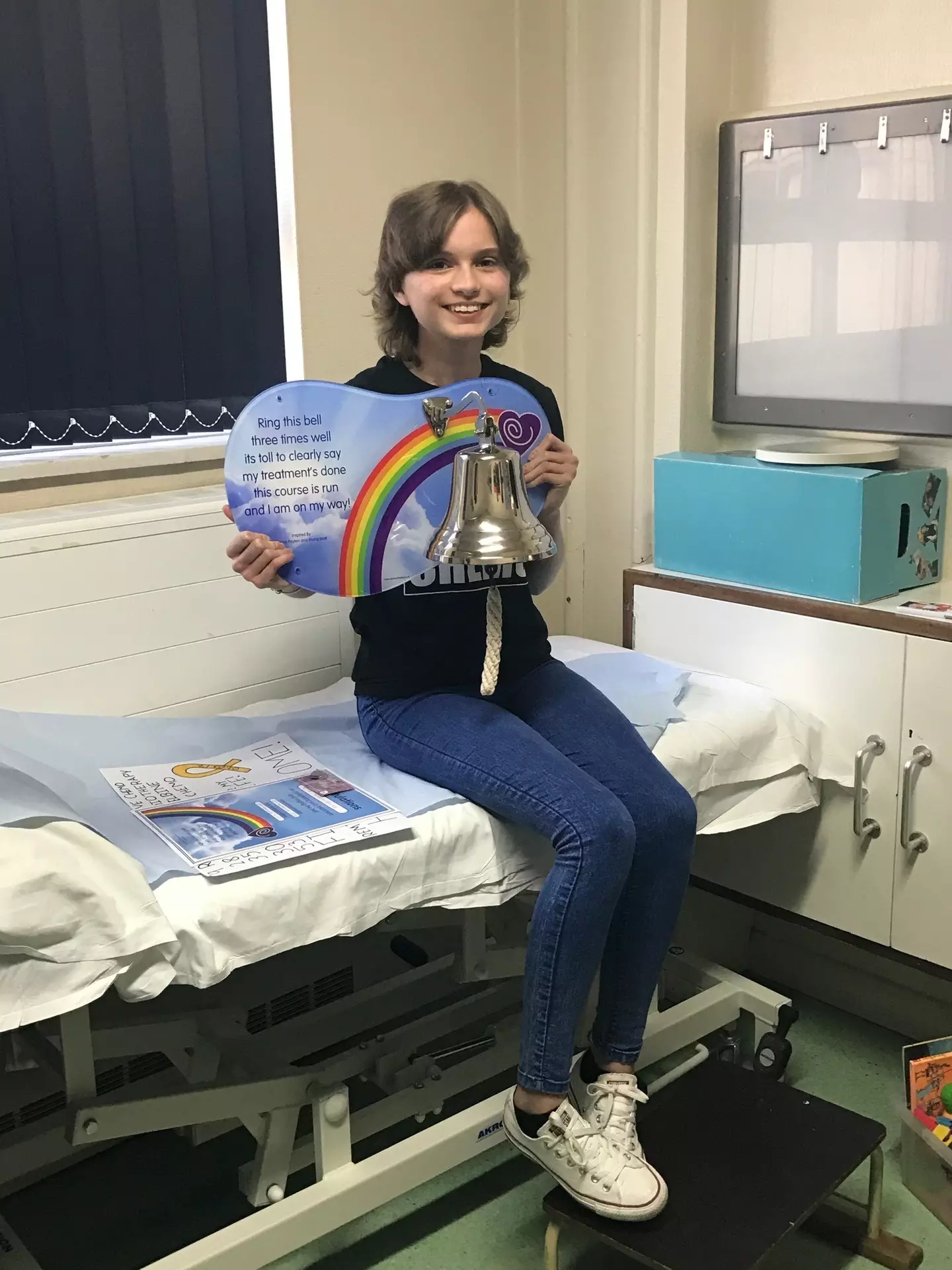 Ellie was diagnosed with cancer in 2015, having not told her parents about the symptoms for seven months (PA Real Life)