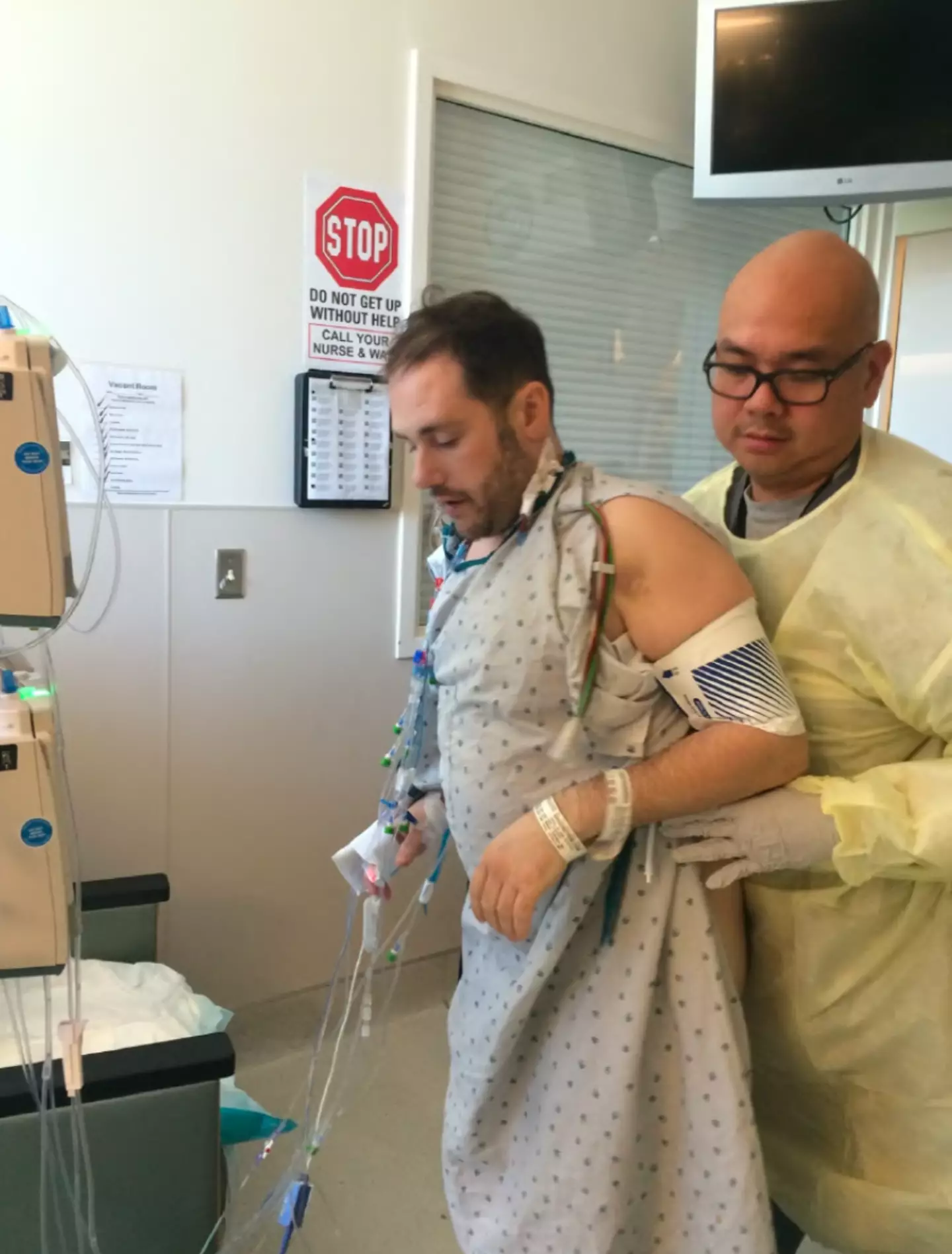 They didn't think he would make it. (Media Drum World)