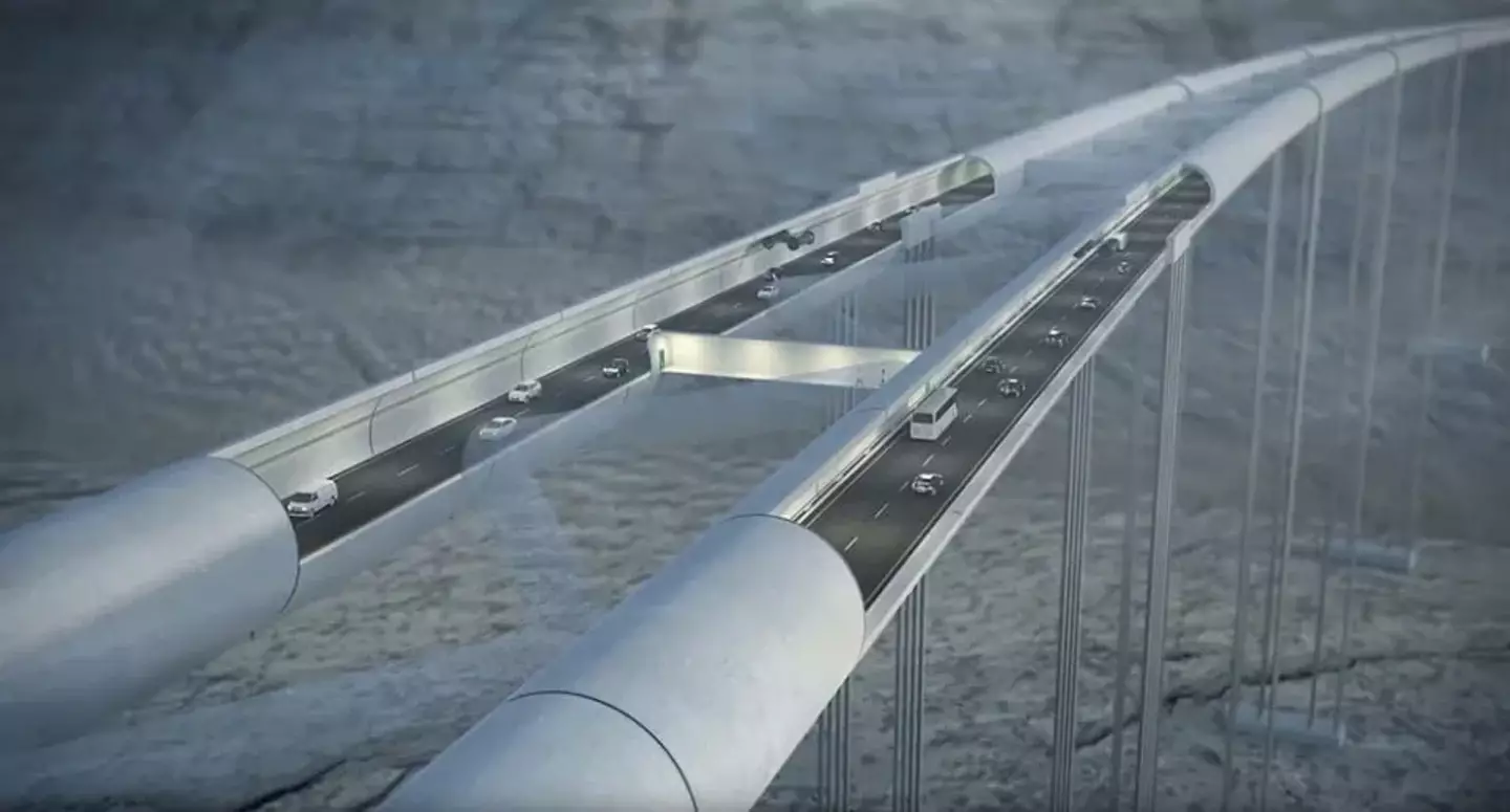 The Rogfast tunnel will be the longest and deepest underground tunnel in the world once it's completed. (Statens vegvesen)