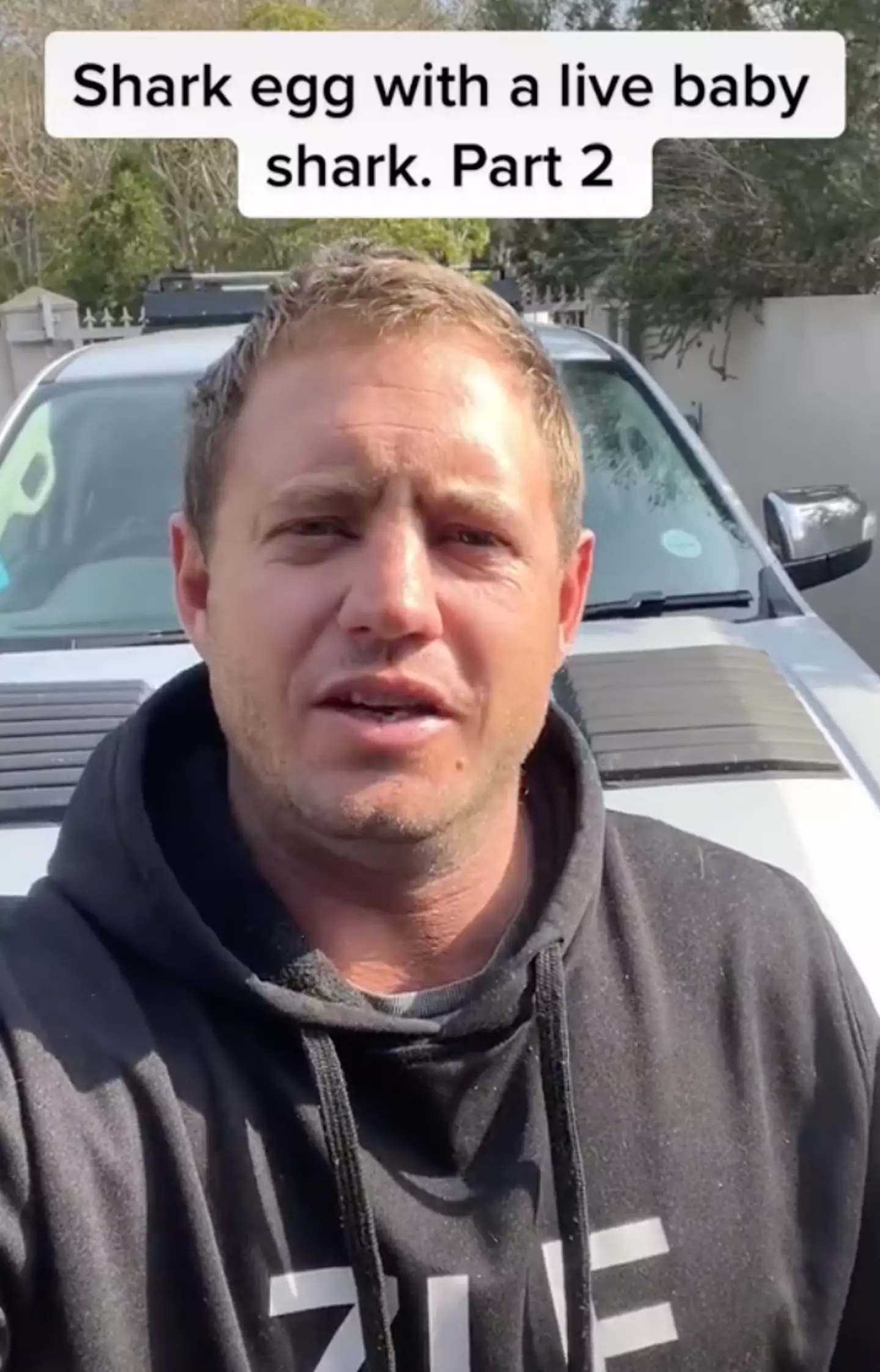 The man shared a follow-up video explaining what had happened.