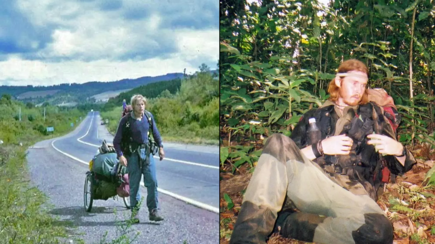 How British man who has spent 25 years walking across the world using no transportation plans to cross Channel from France