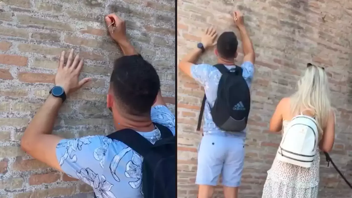 Brit who 'carved girlfriend's name' into Rome's Colosseum now facing up to five years in jail