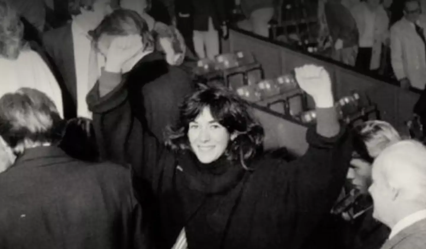 Still of Ghislaine Maxwell from BBC documentary House of Maxwell.