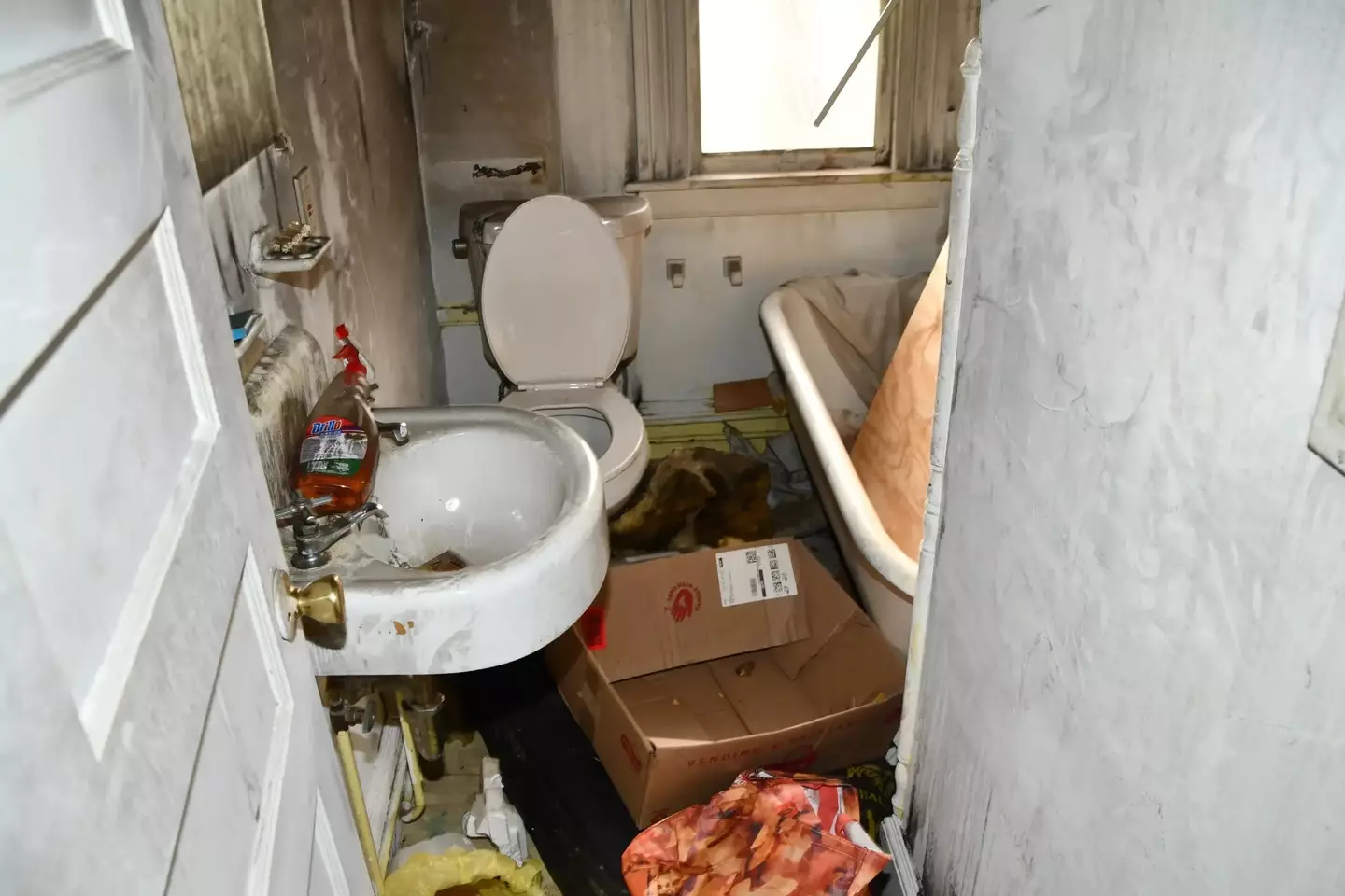 The victim allegedly wasn't even given access to a toilet (Waterbury Police Department)