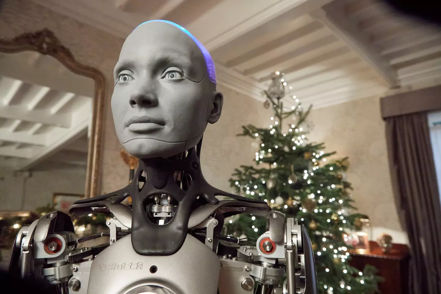 Channel 4's got a robot to do their alternative Christmas speech this year, but it doesn't like us very much.