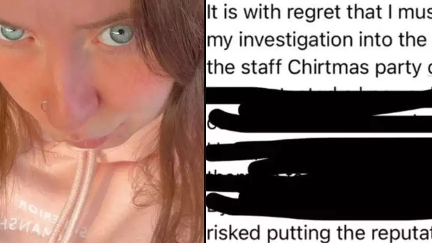 Woman shares warning after receiving letter from her boss after Christmas party