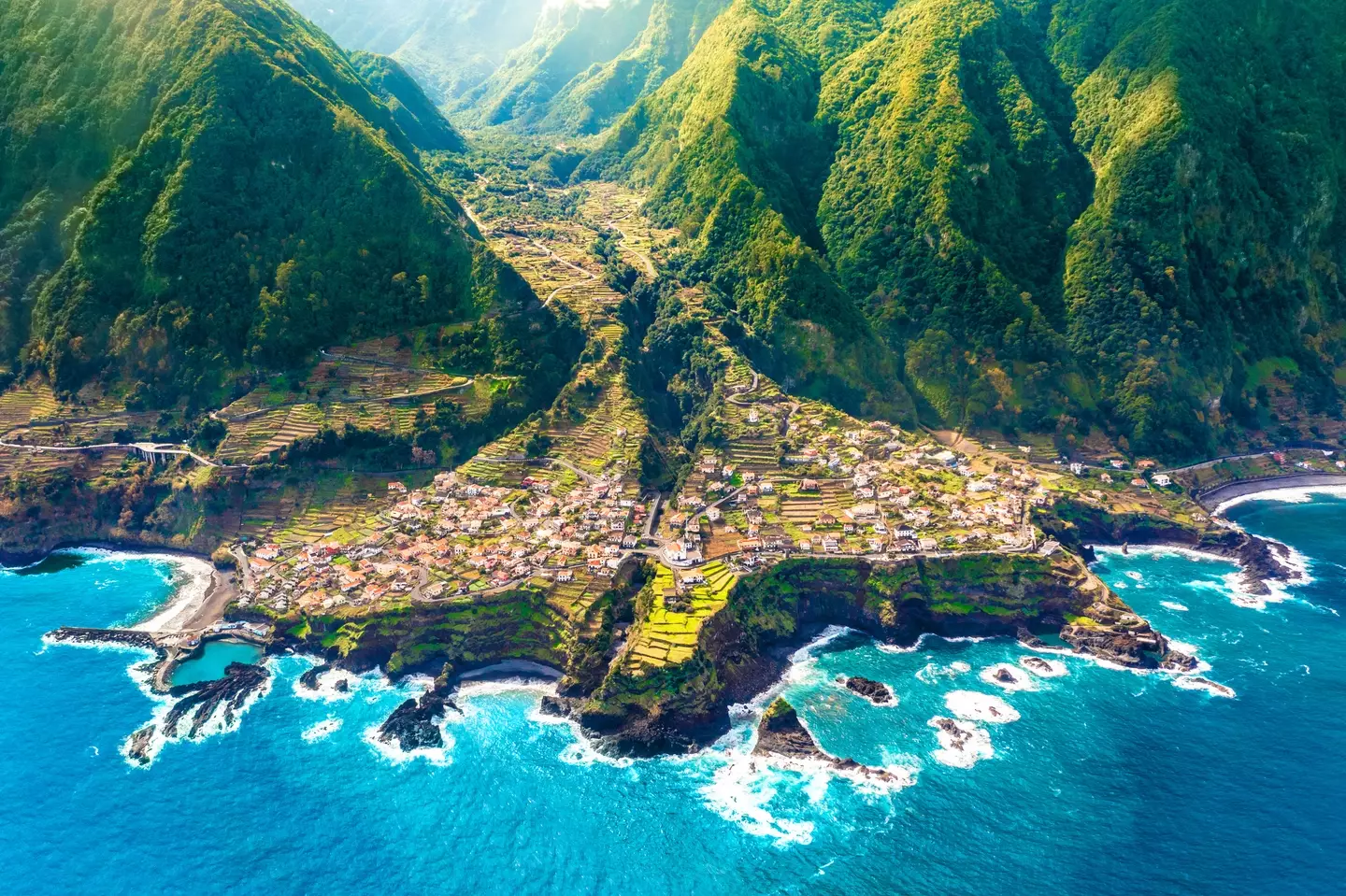 Here it is - the beautiful island of Madeira.