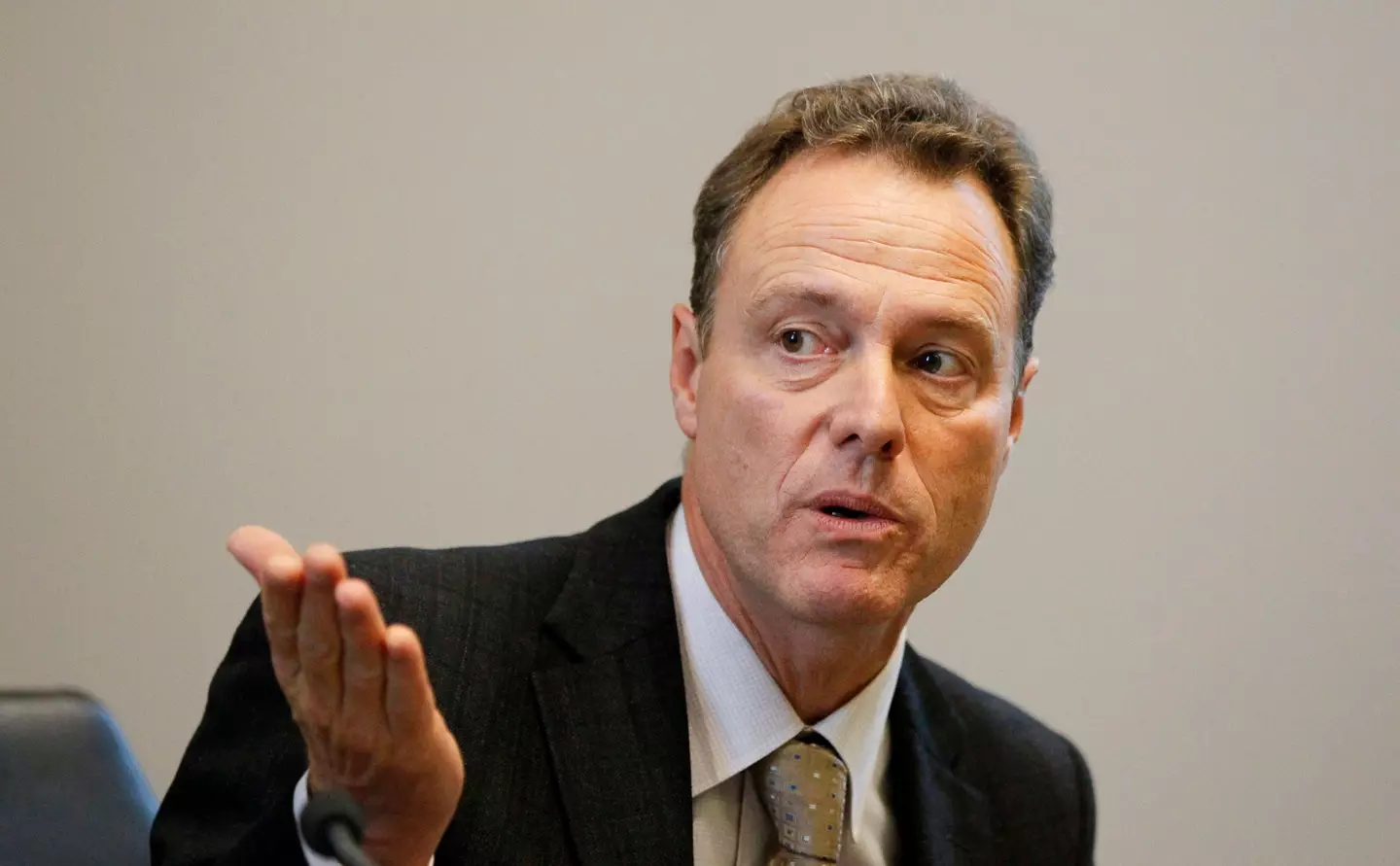 French state prosecutor Eric Maillaud attends a news conference in Annecy, September 12, 2012.