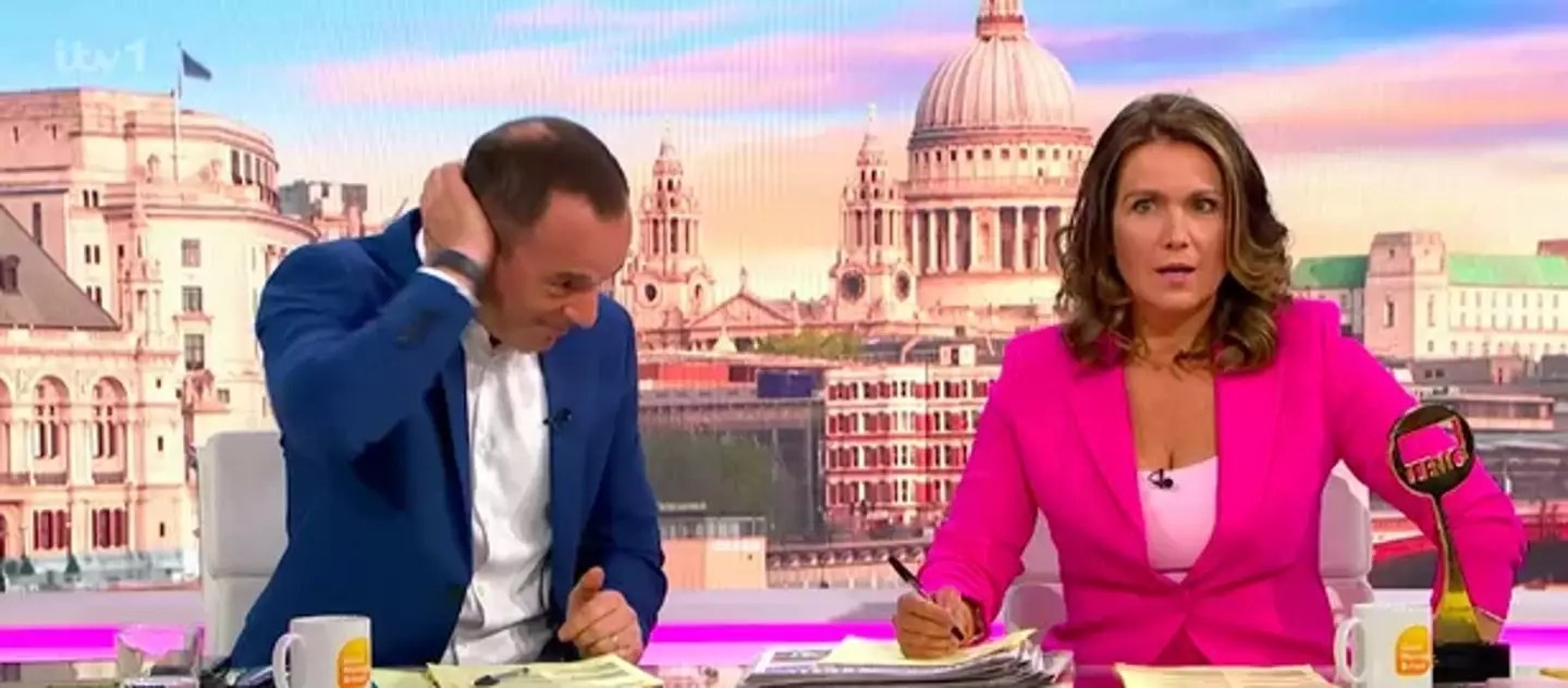 Susanna Reid looked stunned by the unusual party trick.