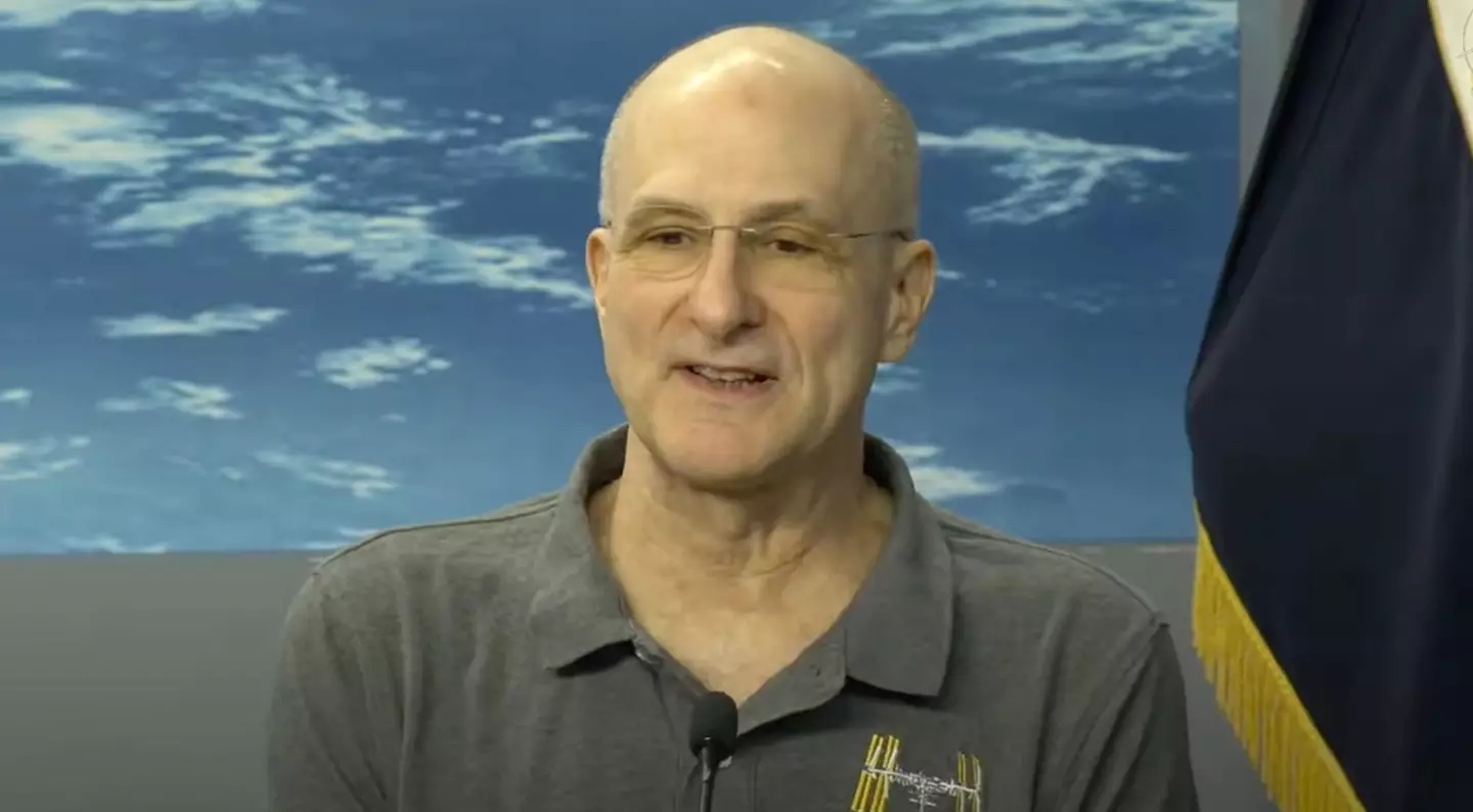 The 70-year-old revealed he spewed up after touching back down on Earth (NASA)