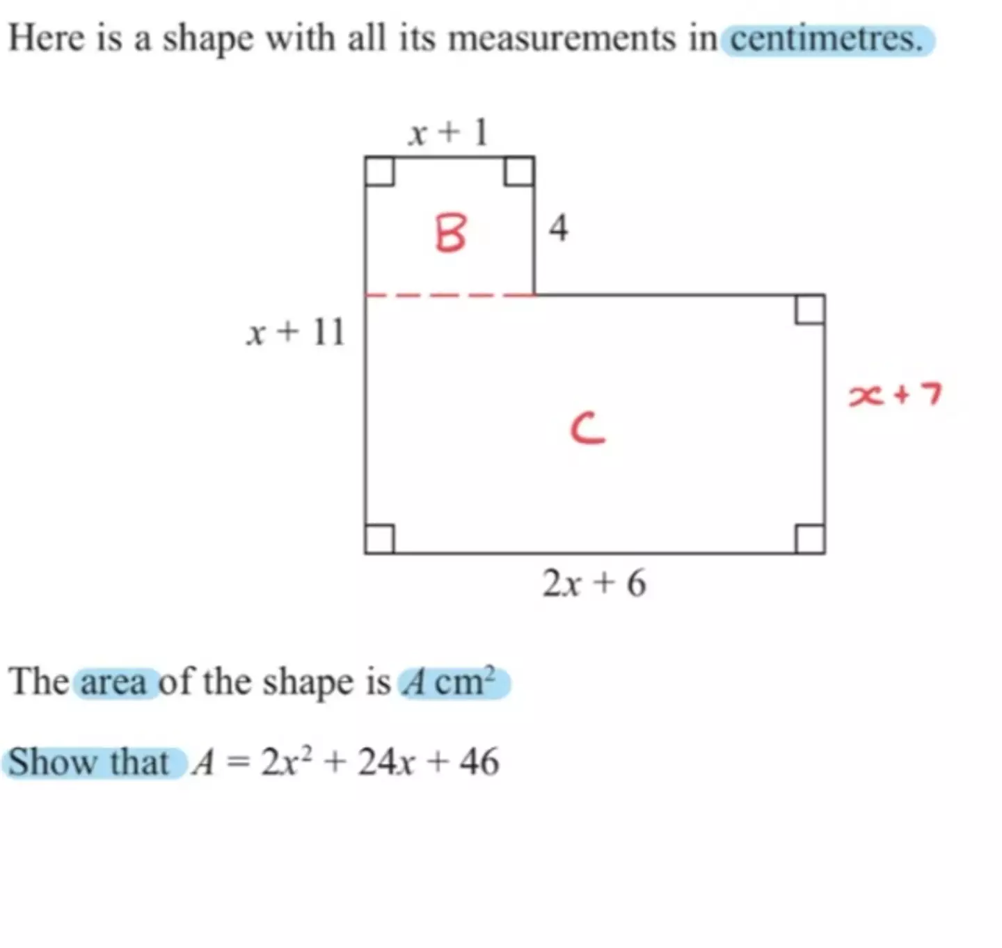 This maths question has left parents baffled.