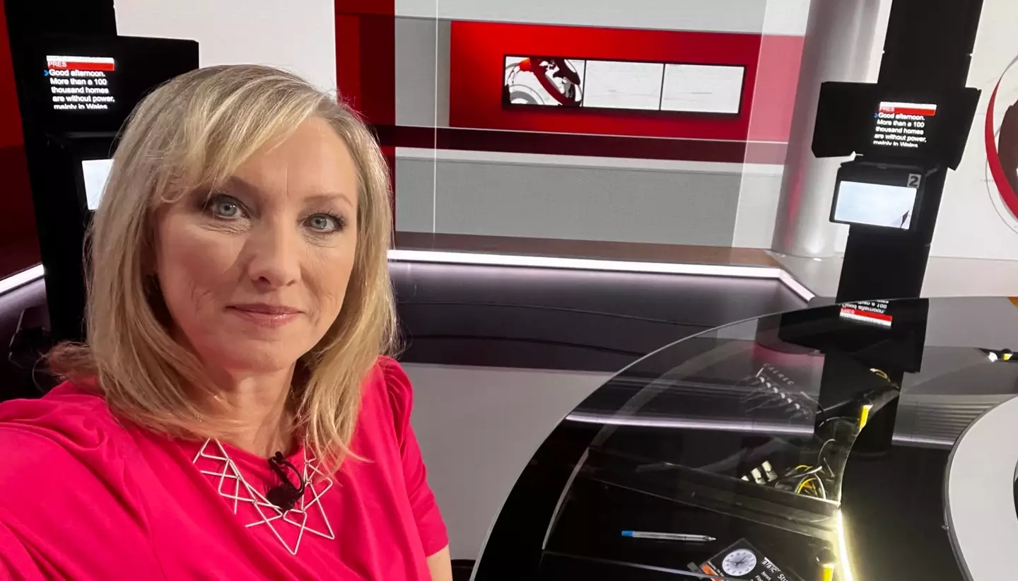 The BBC News presenter, 56, gained thousands of followers on social media after the footage of her segment went viral (X/@MartineBBC)