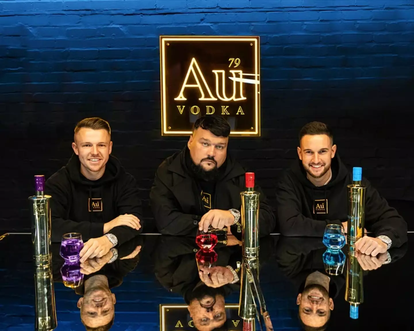 Charlie Morgan (left) is now worth £40 million thanks to his vodka company.