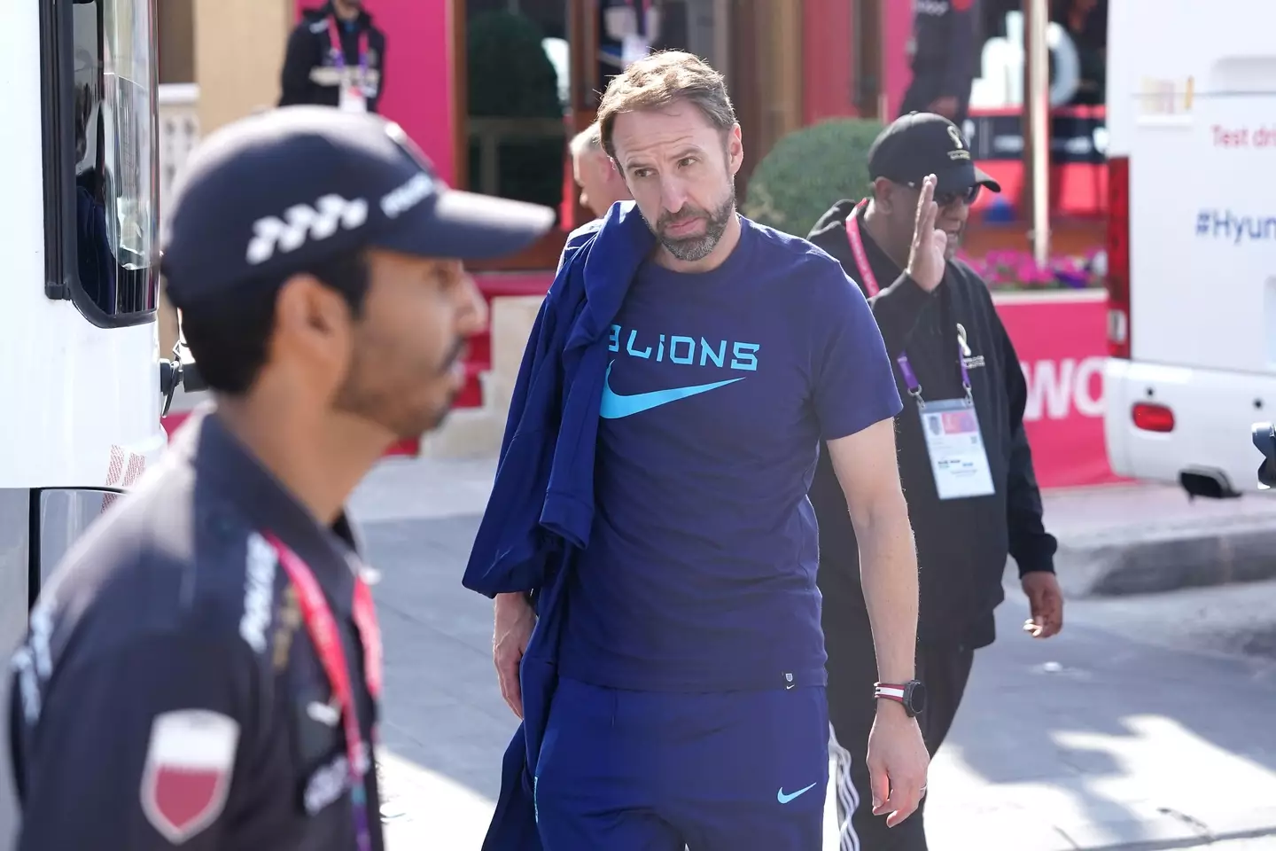 England manager Gareth Southgate following his team's defeat.