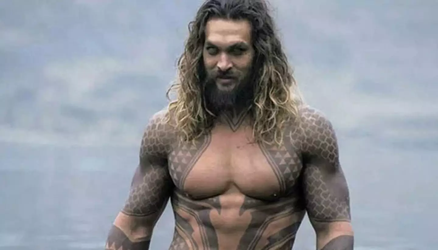 Jason Momoa is promoting the upcoming Aquaman and the Lost Kingdom.