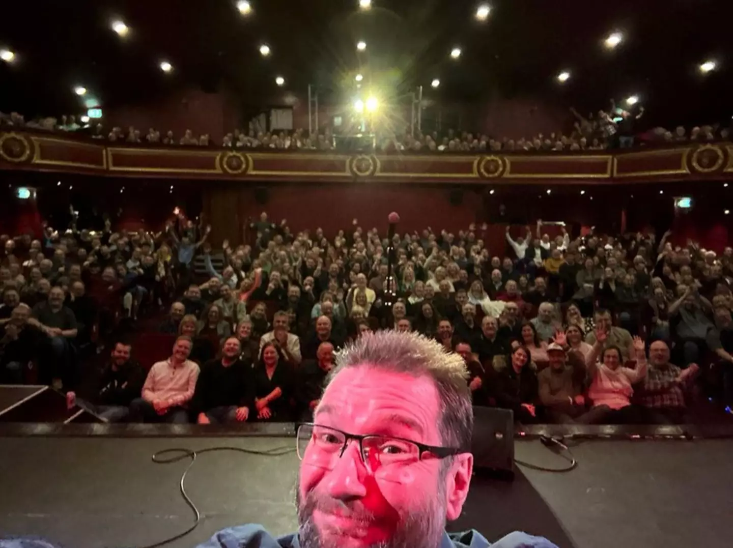 Gary Delaney is known for his iconic 'Christmas cracker jokes'.