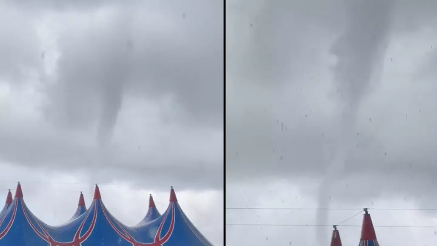 Man captures footage of ‘tornado’ at Creamfields festival