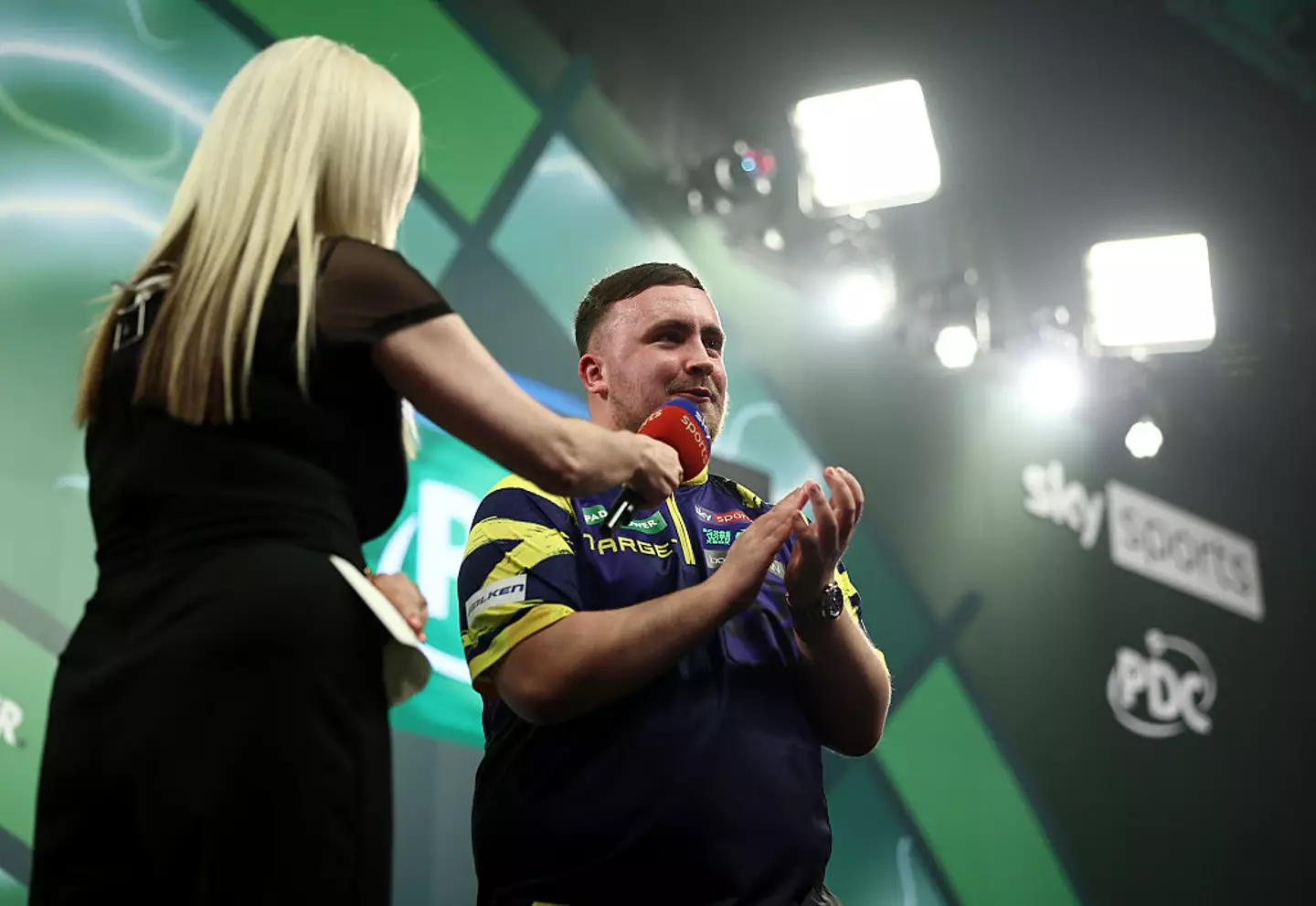 Luke Littler was booed during his fourth-round World Championship win over Rob Cross (James Fearn/Getty Images)