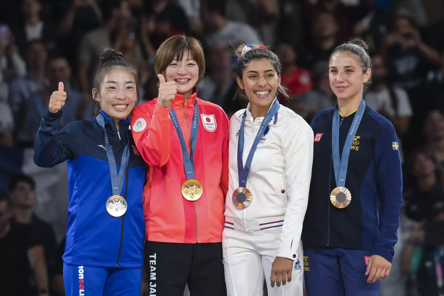 Reason why Olympics has two judo bronze medals as viewers left confused 1 Two bronze medals handed out in the 48kg weight class. (Mehmet Murat Onel/Anadolu via Getty Images)