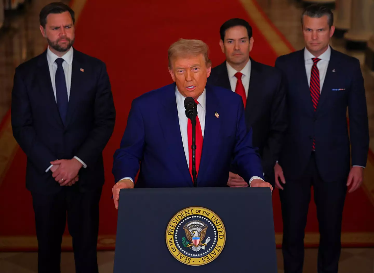 Trump addressed the US following their bombing of Iran (Carlos Barria - Pool/Getty Images)