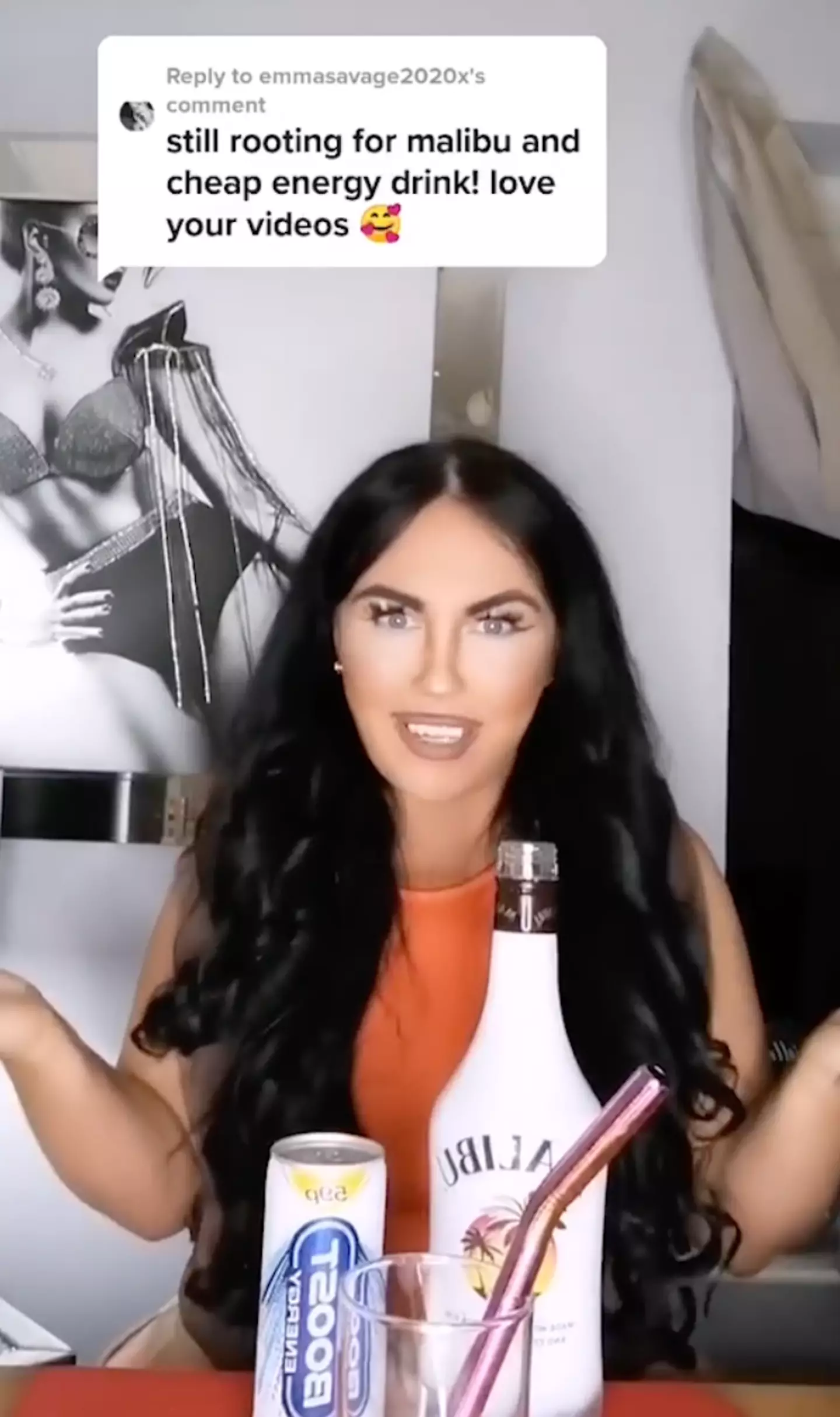 Danielle claims she doesn't get hangovers.