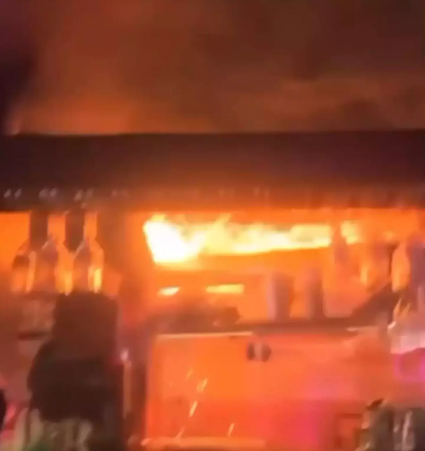 Authorities said the fire claimed the lives of at least 40 people (X)
