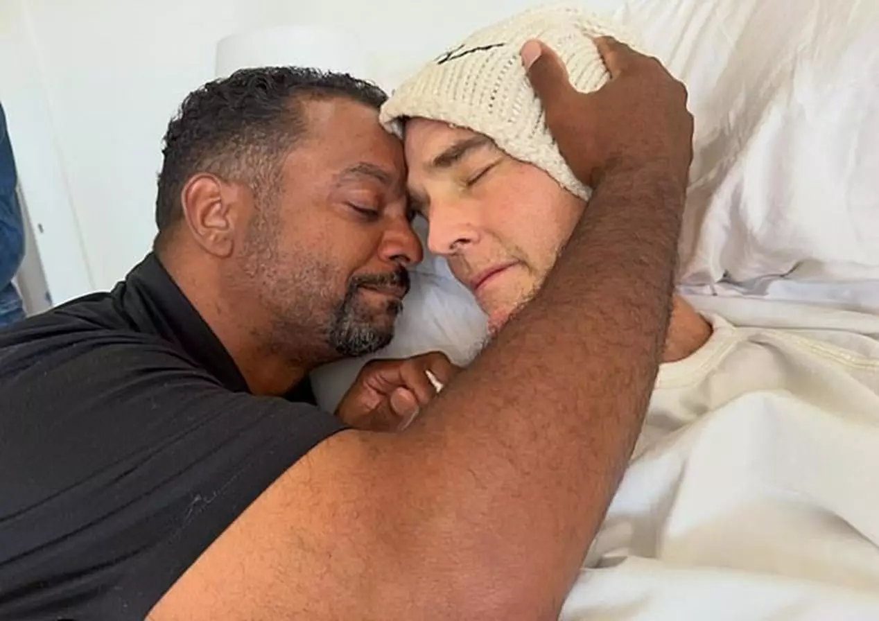 Alfonso Ribeiro shared his final picture with James Van Der Beek (Instagram/@therealalfonsoribeiro)