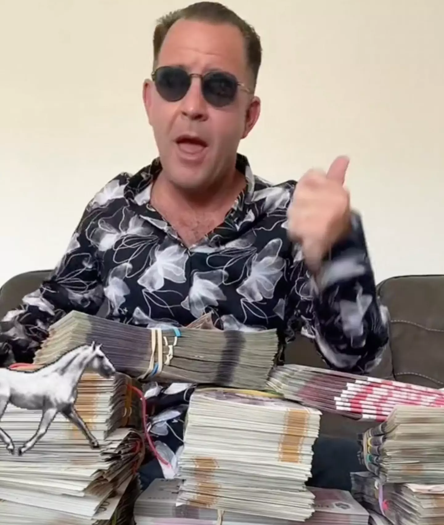 Haddigan claims his house was burgled recently.