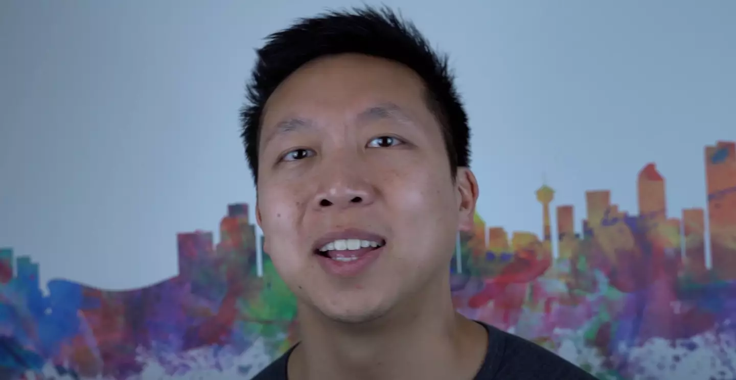 He decided to get work done on just half of his face to show the difference (YouTube/Arlo Medical Injections)