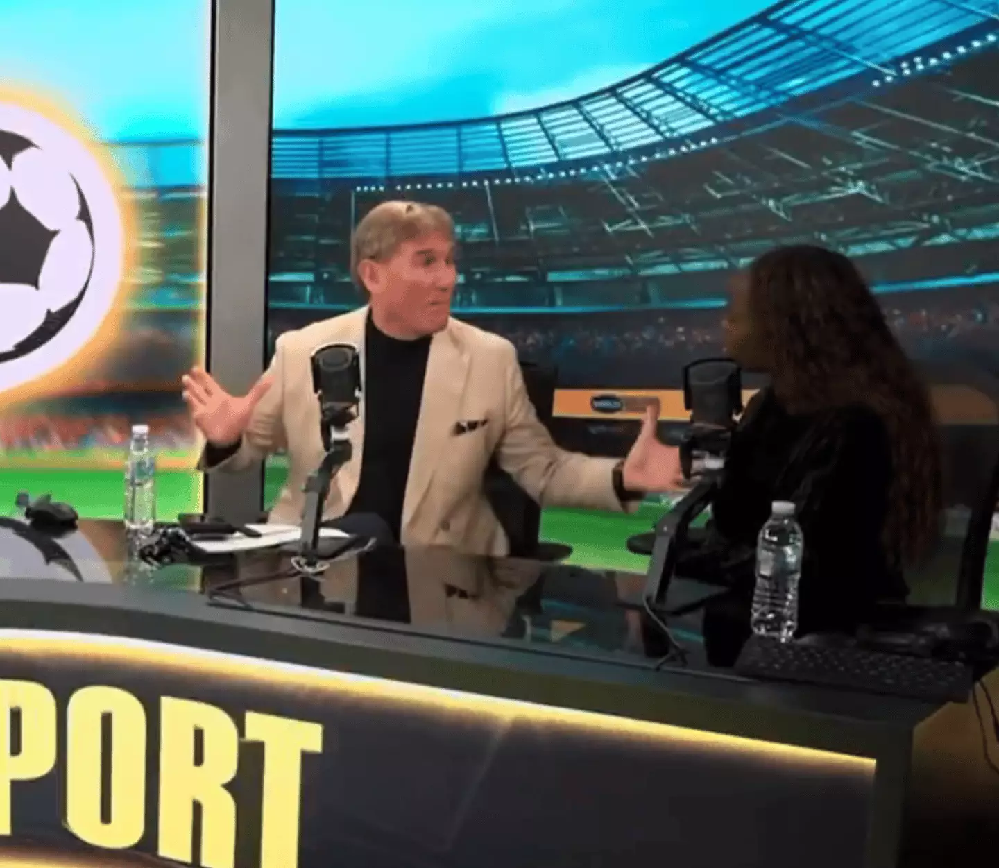 Jordan and Aluko kept talking while the adverts rolled (talkSPORT)