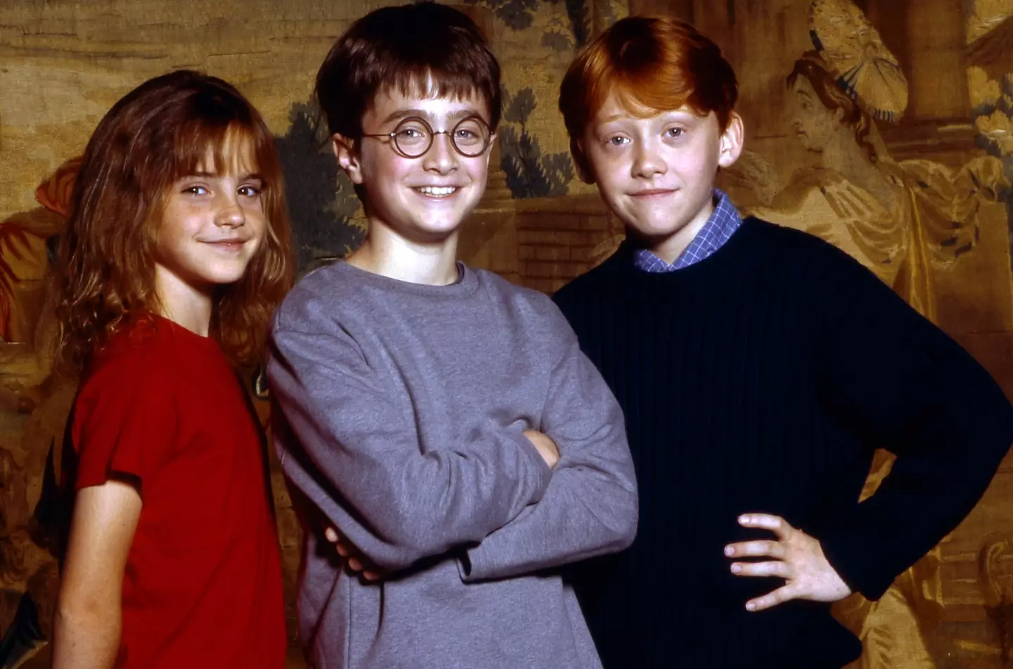 The trio were just kids when they started the films.