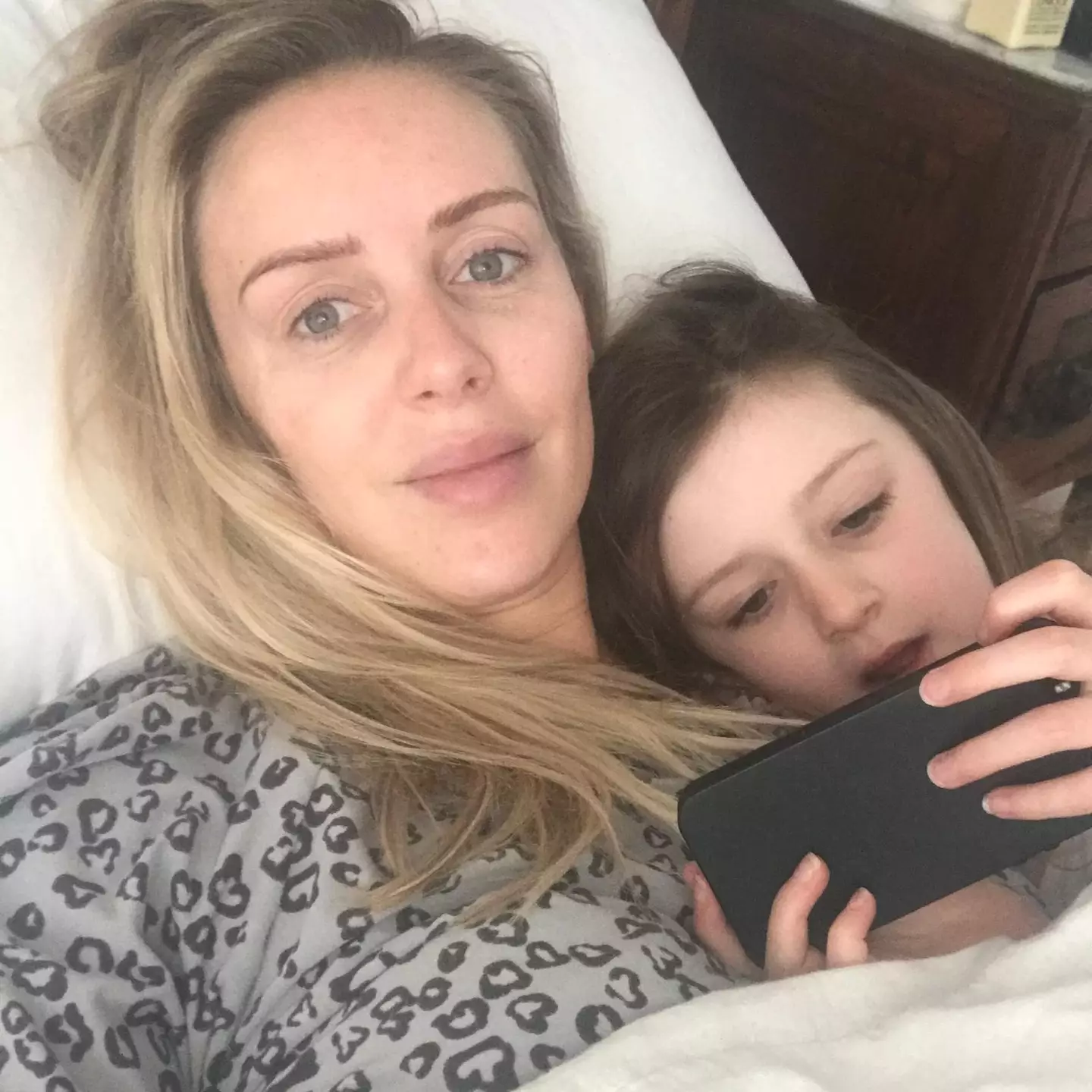 Amy thought she caught a cold after her daughter came back sick from nursery in 2017, the reality was so much worse (Collect/PA Real Life)