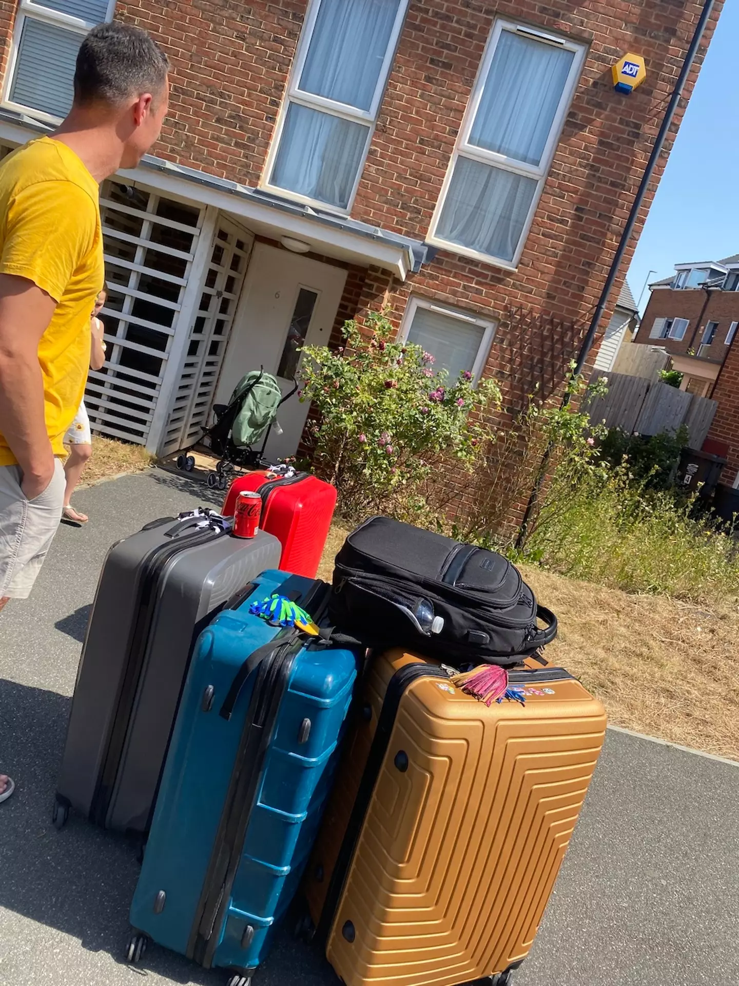 The family has been living out of their suitcases ever since.