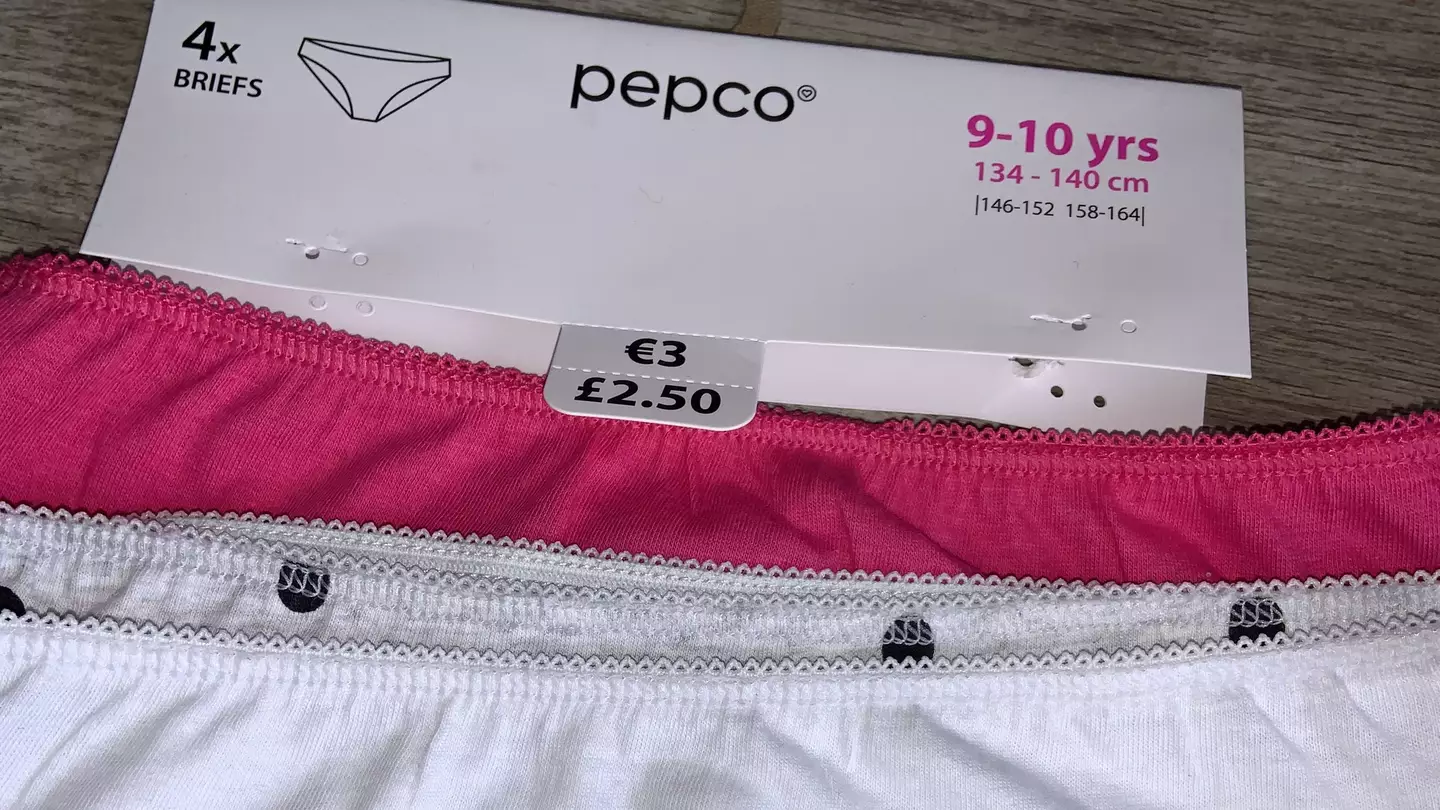 Horrified mum demands Poundland pulls 'sexually suggestive' kids' knickers over Japanese symbol meaning