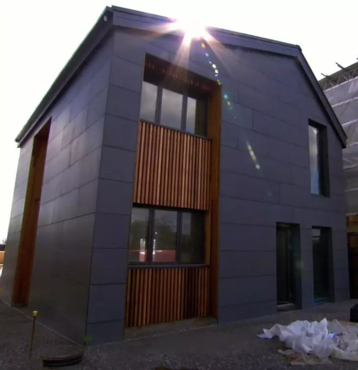One of the houses on show on the street.