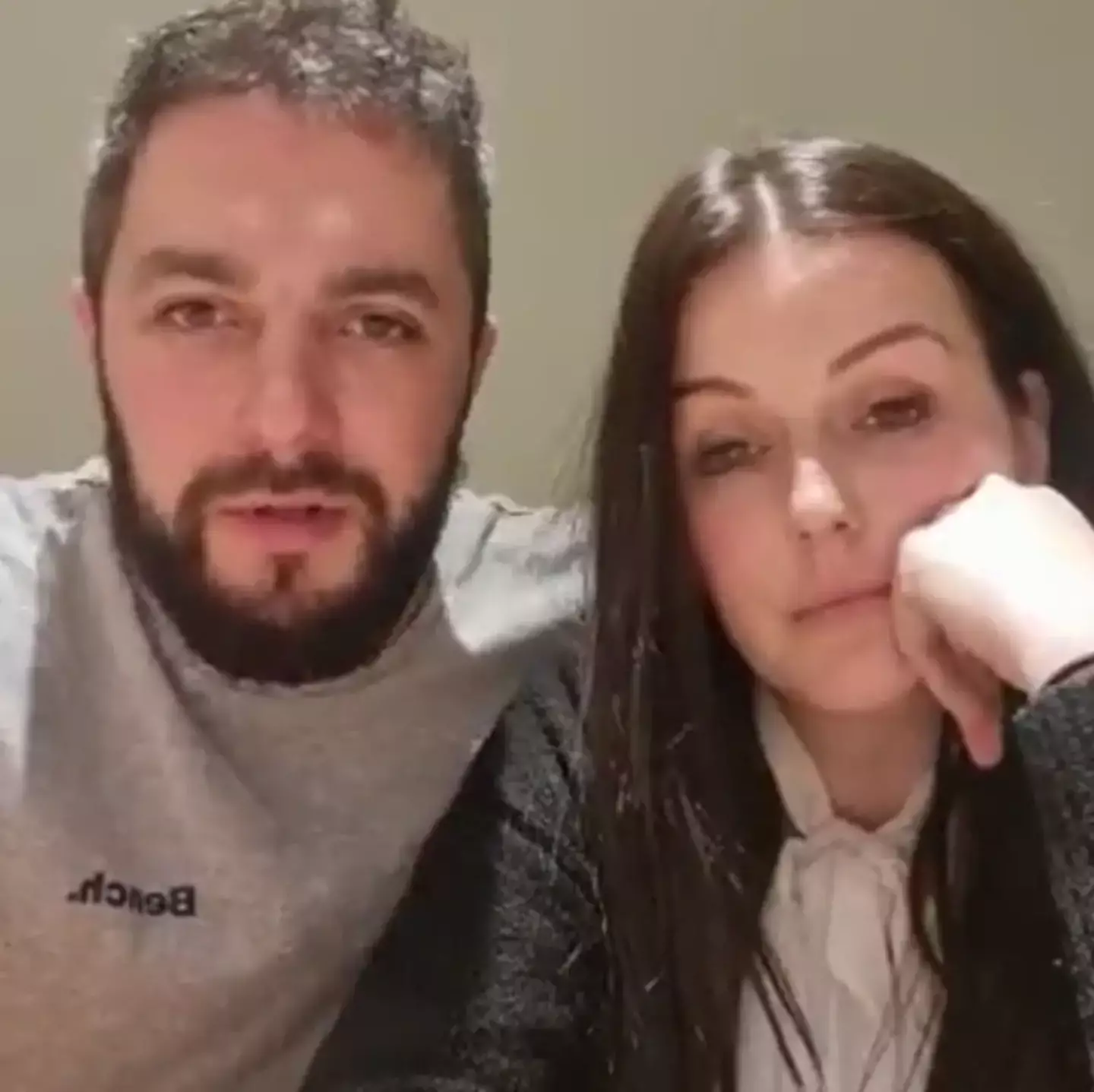 Adam White and his wife Lindsay.